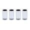 United Pacific Chrome Bullet Casing Valve Caps (4 Pack) 70066