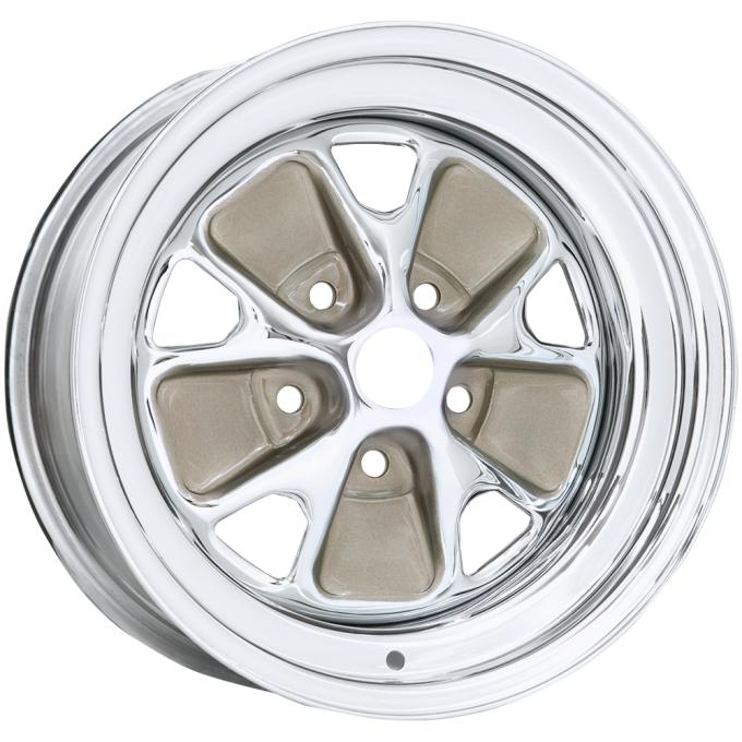 Wheel Vintiques 14x6 Ford Style Steel 5x4.5" bolt 4" backspace 55-461204A