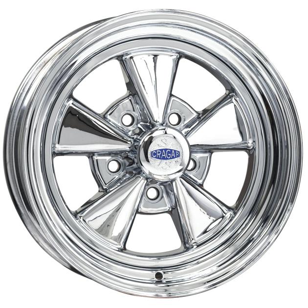 Cragar 15x6 61C SS 5x5