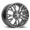 Factory Reproductions FR 22 &ndash; C7 Z06 Corvette Replica Wheels 18x9.5 5x4.75 +57 HB 70.3 2015 C7 Z06 Gloss Black with Cap 22895573402