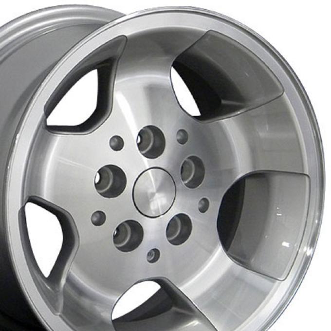 OE Replica Wheels JP08 - 15" Replica Wheel JP08 Fits Jeep Wrangler Rim 15x8 Silver Wheel JP08-15080-5450-25MS