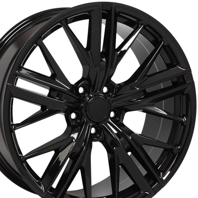 OE Replica Wheels CV25 - 20" Replica Wheel CV25 Fits Chevrolet Camaro ZL1 Rim 20x9.5 Black Wheel CV25-20095-5120-40B