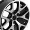 OE Replica Wheels CV92 - 20" Replica Wheel CV92 Fits GMC Sierra Rim 20x9 Machined Wheel CV92-20090-6550-27MB