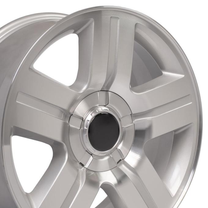 OE Replica Wheels CV84 - 22" Replica Wheel CV84 Fits Chevrolet Silverado Rim 22x9 Machined Wheel CV84-22090-6550-31MS