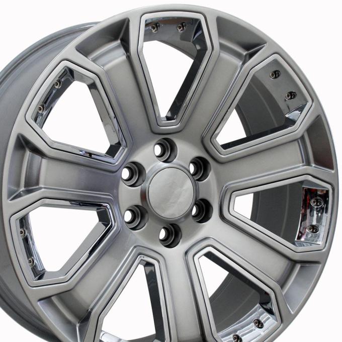 OE Replica Wheels CV93 - 20" Replica Wheel CV93 Fits Chevrolet Silverado Rim 20x8.5 Hyper Wheel CV93-20085-6550-31HB-ic