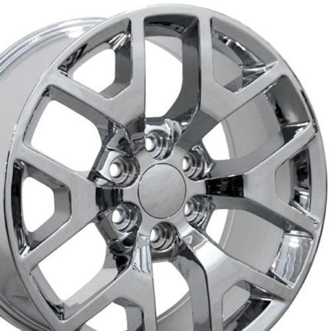 OE Replica Wheels CV92 - 22" Replica Wheel CV92 Fits GMC Sierra Rim 22x9 Chrome Wheel CV92-22090-6550-31C