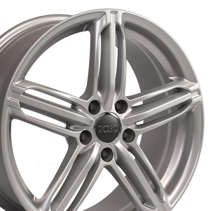 OE Replica Wheels AU12 - 18" Replica Wheel AU12 Fits Audi RS6 Rim 18x8 Silver Wheel AU12-18080-5112-35S