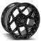 4PLAY Wheels 4P55 - 4PLAY Gen3 4P55 20x10 5x5" & 5x5.5" -18et in Brushed Black 4P55-20100-5D55-18BBT