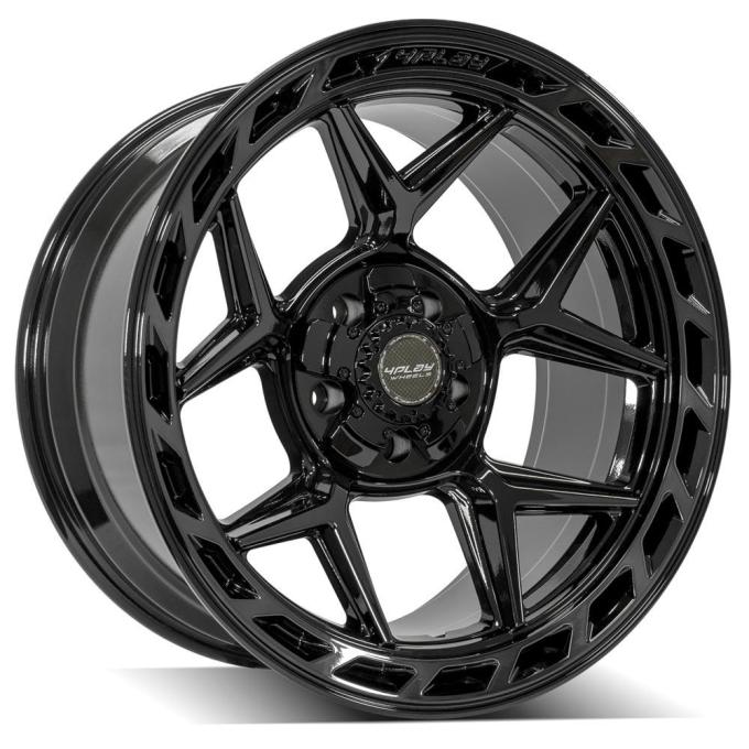 4PLAY Wheels 4P55 - 4PLAY Gen3 4P55 20x10 5x5" & 5x5.5" -18et in Brushed Black 4P55-20100-5D55-18BBT