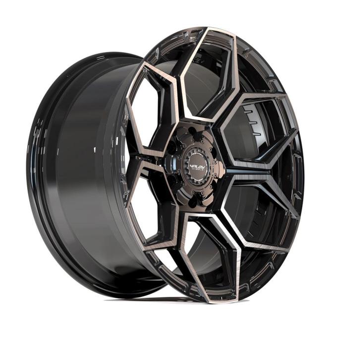 4PLAY Wheels 4PS26 - 4PLAY Sport2.0 4PS26 Gloss Black w/ Brushed Face & Tinted Clear 4PS26-22100-6D55-0BBT