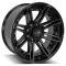 4PLAY Wheels 4P08 - 4PLAY Gen2 4P08 22x10 8x170mm -24et in Brushed Black 4P08-22100-8170-24BBT