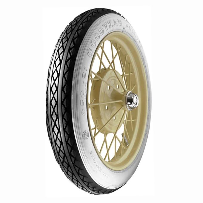 Goodyear All-Weather Balloon 2.75 inch Whitewall Tire 450-21 4528337