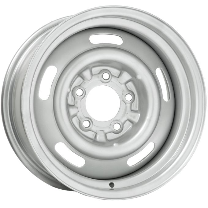 Wheel Vintiques 15x6 Corvette Style Rallye Silver 5x4.75" bolt 3.50" backspace 30-5634032