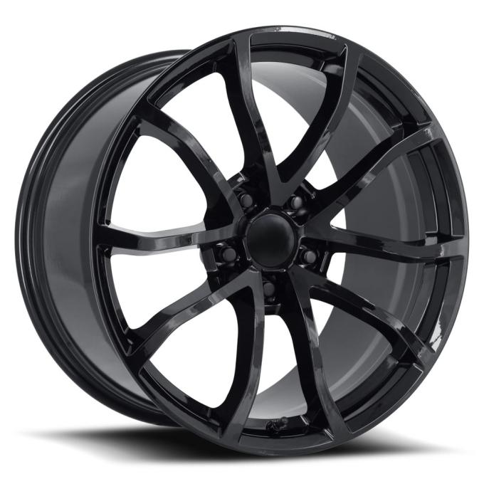 Factory Reproductions FR 25 &ndash; C7 Grandsport Corvette Replica Wheels 19x10 5x4.75 +40 HB 70.3 C7 Grandsport Gloss Black with Cap 25910403402F