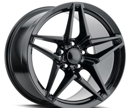 Factory Reproductions FR 29 &ndash; C7 ZR1 Corvette Replica Wheels 20x12 5x4.75 +59 HB 70.3 C7 ZR1 Satin Black with Cap 29012593403