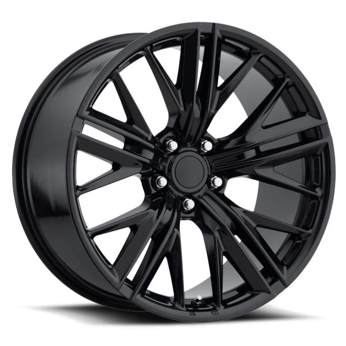 Factory Reproductions FR 28 &ndash; ZL1 Camaro Replica Wheels 20x9 5x120 +25 HB 66.9 2017 ZL1 Style 28 Gloss Black with Cap 28090252002
