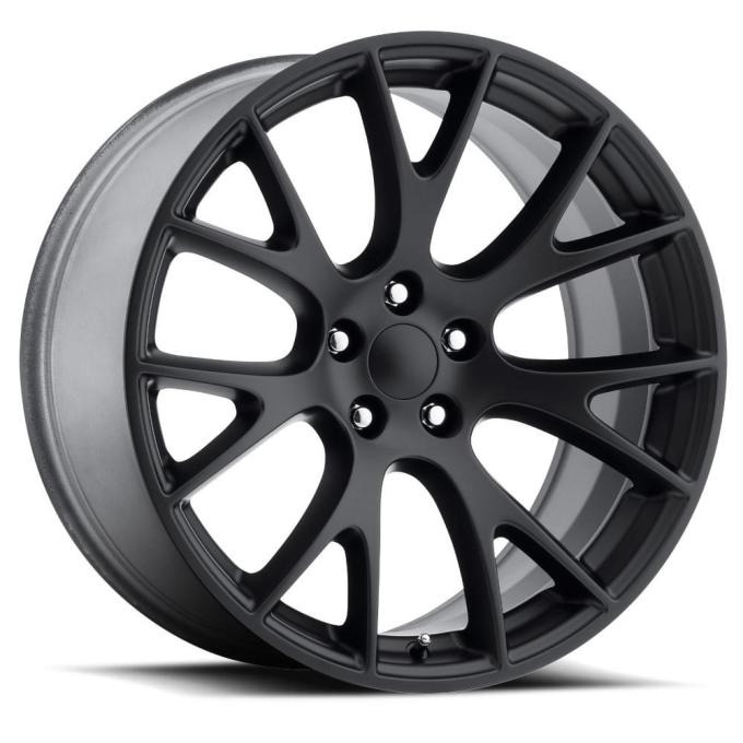 Factory Reproductions FR 70 &ndash; Dodge Hellcat Replica Wheels 20x9.5 5x115 +15 HB 71.5 Hellcat Satin Black with Cap 70095151503