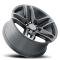 Factory Reproductions FR 94 &ndash; Silverado Z71 Trail Boss Replica Wheels 22x9 6x5.5 +15 HB 78.1 Z71 Split 5 Spoke Titanium Grey Mf/Dark Clear with Cap 94290156527