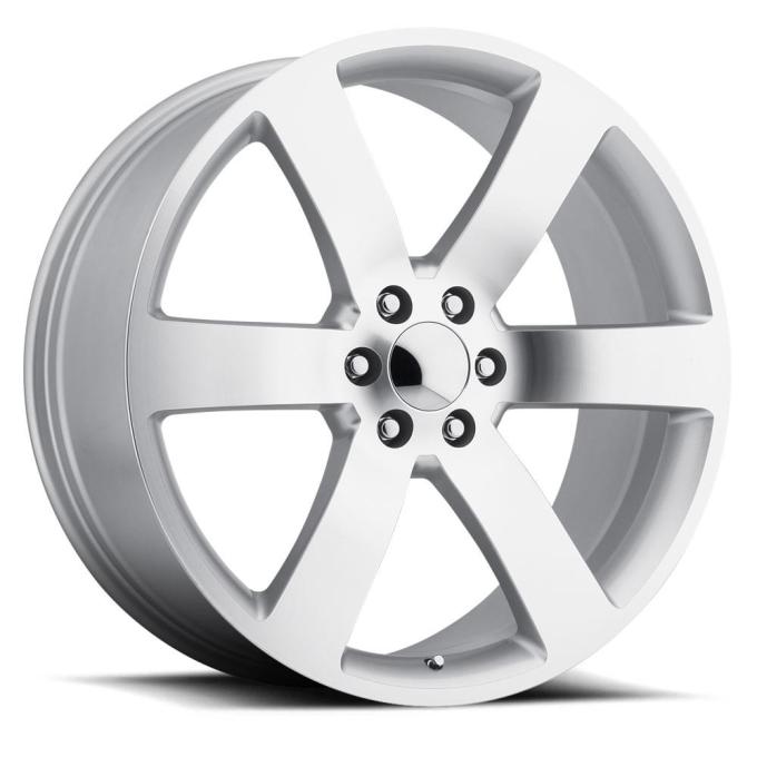 Factory Reproductions FR 32 &ndash; Trailblazer SS Replica Wheels &ndash; GM 1500 Fitment 22x9 6x5.5 +22 HB 78.1 Tbss 1500 Tahoe Suburban Silver Machine Face with Cap 32290226509