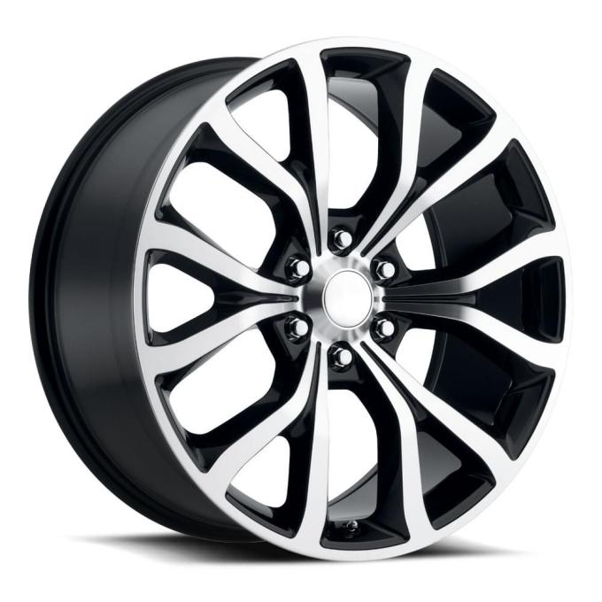 Factory Reproductions FR 52 &ndash; Ford Expedition Platinum Replica Wheels 22x9.5 6x135 +44 HB 87.1 Expedition Gloss Black Machine Face with Cap 52295443607
