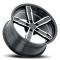 Factory Reproductions Z10 &ndash; IROC-Z Camaro Wheels 20x11 5x120 +43 HB 66.9 IROC Z10 Gloss Blk/Mf with Cap Z10011433407