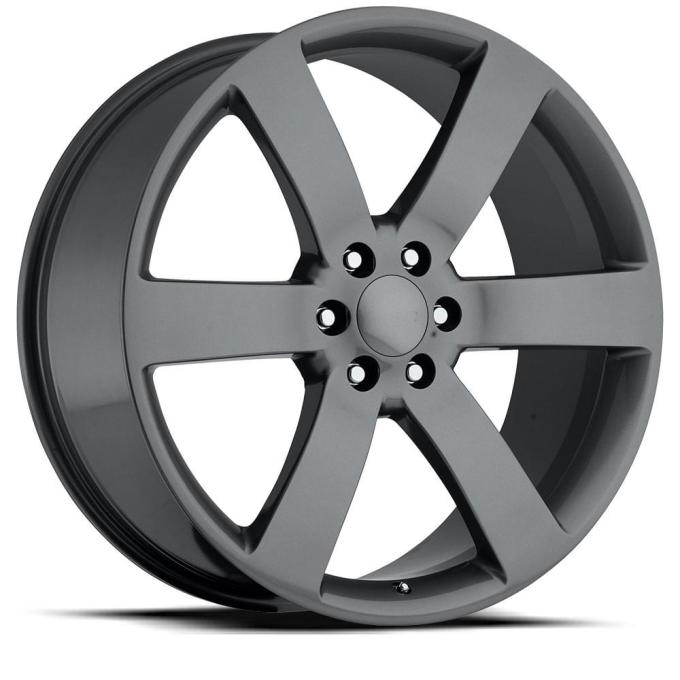 Factory Reproductions FR 32 &ndash; Trailblazer SS Replica Wheels &ndash; GM 1500 Fitment 22x9 6x5.5 +22 HB 78.1 Tbss 1500 Tahoe Suburban Comp Grey with Cap 32290226505