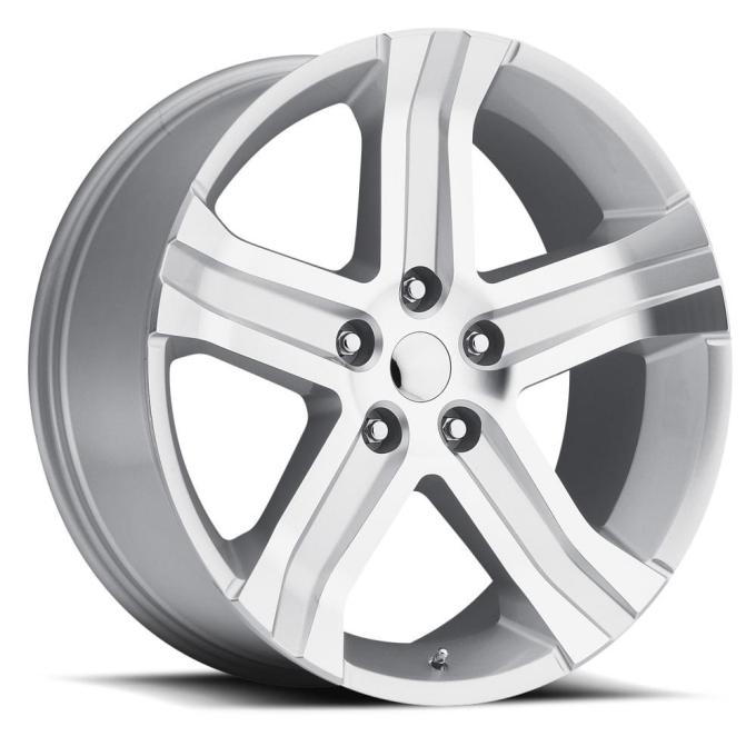 Factory Reproductions FR 69 &ndash; Ram Truck Rt Replica Wheels 22x9 5x5.5 +20 HB 77.8 2013 Dodge Ram Rt Silver Machine Face with Cap 69290205509