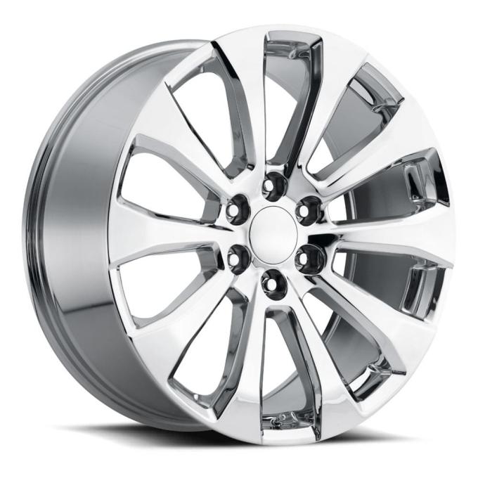 Factory Reproductions FR 92 &ndash; Silverado High Country Replica Wheel 22x9 6x5.5 +28 HB 78.1 2019 Silverado Split 5spk Chr with Cap 92290286501