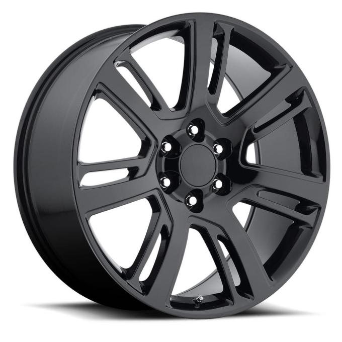 Factory Reproductions FR 48 &ndash; Cadillac Escalade Replica Wheels 22x9 6x5.5 +31 HB 78.1 2015 Escalade Gloss Black with Cap 48290316502