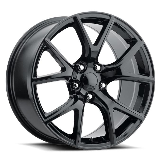 Factory Reproductions FR 75 &ndash; Jeep Trackhawk Replica Wheels 20x10 5x5 +50 HB 71.5 Trackhawk Gloss Black with Cap 75010505002