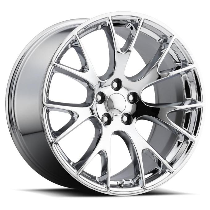 Factory Reproductions FR 70 &ndash; Dodge Hellcat Replica Wheels 20x10.5 5x115 +25 HB 71.5 Hellcat Chrome with Cap 70015251501
