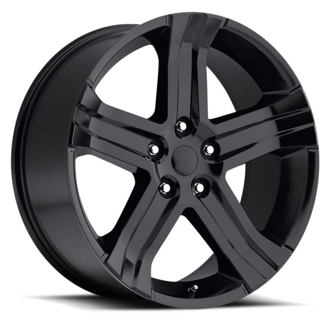 Factory Reproductions FR 69 &ndash; Ram Truck Rt Replica Wheels 22x9 5x5.5 +20 HB 77.8 2013 Dodge Ram Rt Gloss Black with Cap 69290205502