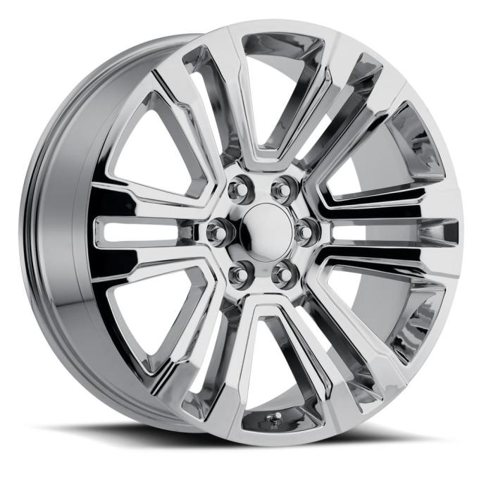 Factory Reproductions FR 72 &ndash; Escalade Replica Wheels 24x10 6x5.5 +30 HB 78.1 2017 GMC Denali Chrome with Cap 72410306501