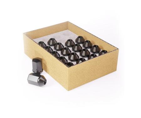 Factory Reproductions Install Kit 9/16" (1.66") Dodge/Jeep/Ram Factory Style (7/8) Black 20 Lug Nuts L-KIT916B-20D