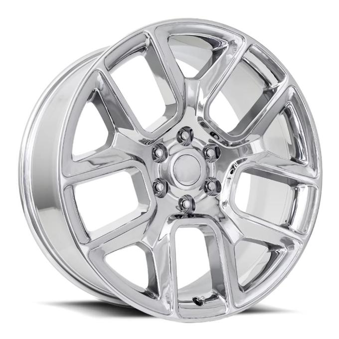 Factory Reproductions FR 76 &ndash; Ram Truck 1500 Replica Wheels 22x9 6x5.5 +15 HB 77.8 19 Ram 1500 Chrome with Cap 76290156501