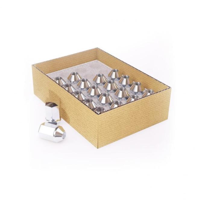 Factory Reproductions Install Kit 9/16" (1.66") Dodge/Jeep/Ram Factory Style (7/8) Chrome 20 Lug Nuts L-KIT916C-20D