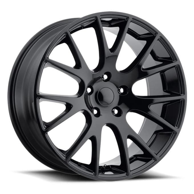 Factory Reproductions FR 70 &ndash; Jeep Hellcat Replica Wheels 20x10 5x5 +45 HB 71.5 Jeep Hellcat Gloss Black with Cap 70010455002