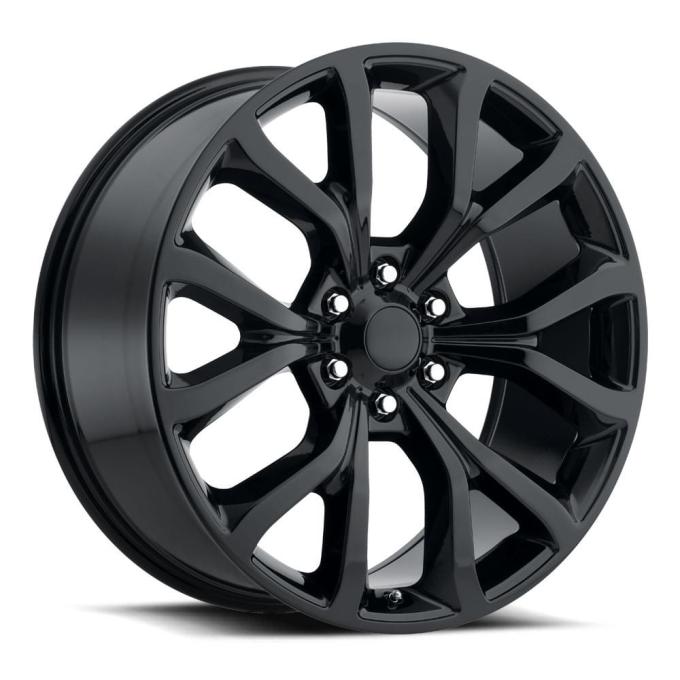 Factory Reproductions FR 52 &ndash; Ford Expedition Platinum Replica Wheels 22x9.5 6x135 +44 HB 87.1 Expedition Gloss Black with Cap 52295443602
