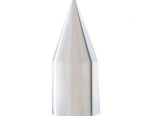 United Pacific Chrome Spike Nut Cover For 1999-2004 Ford F-Series, Push-On Style 10718B