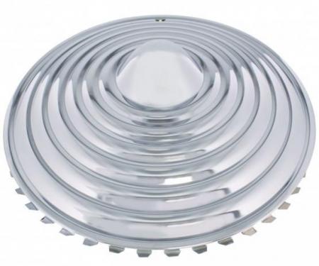 United Pacific 14" Chrome Starburst Hubcaps (4/Set) SBC01-14
