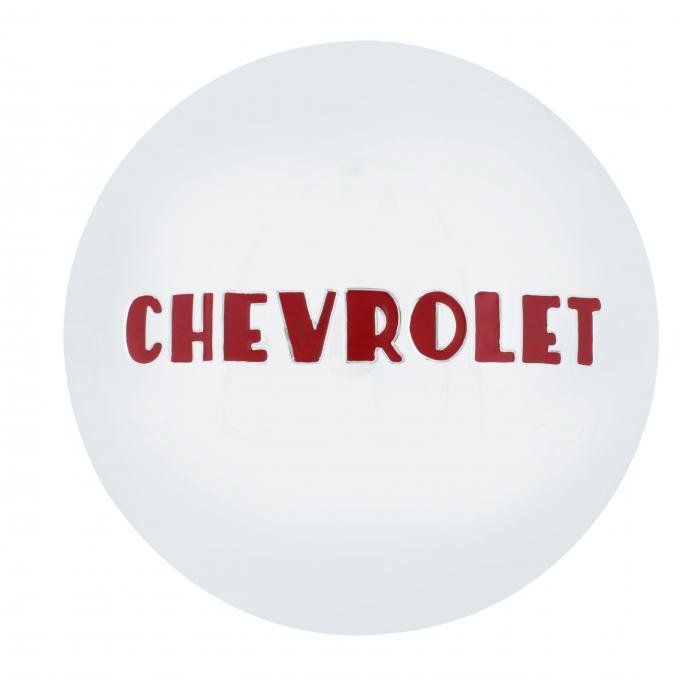 United Pacific Stainless Steel Hub Cap w/Chevrolet Lettering For 1947-53 Chevy Truck 1/2 Ton C4753F