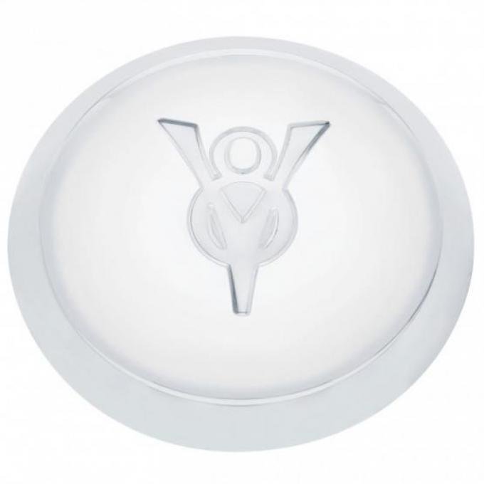 United Pacific Stainless Steel "V8" Script Hub Cap For 1934 Ford V8 & Truck A6024