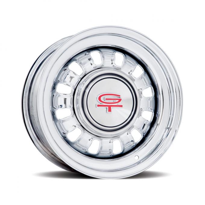 United Pacific 14 X 6 Multi Lug Chrome 53-Series Mustang GT Rallye Style Wheel 110085