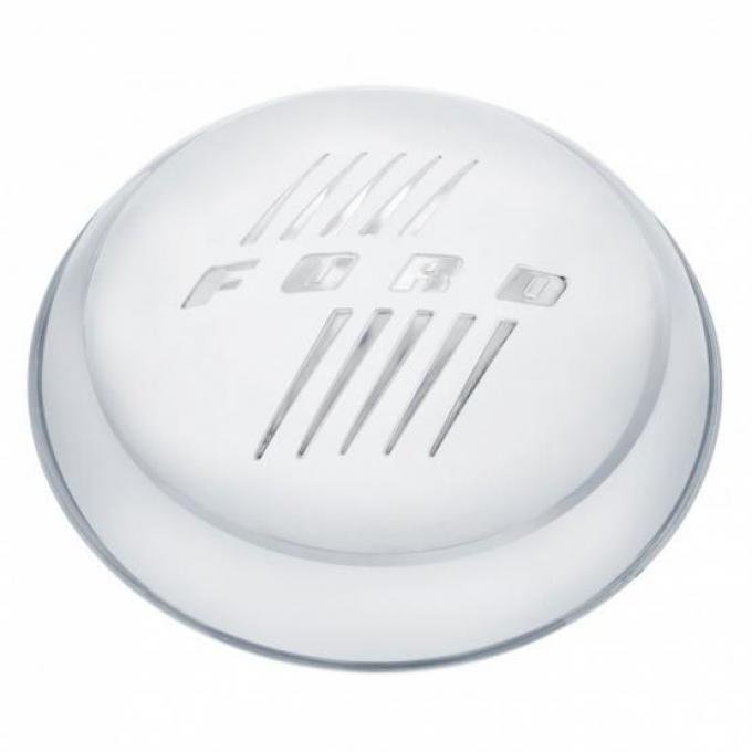 United Pacific Stainless Steel "Ford" Script Hub Cap For 1946 Ford Passenger Car A6026