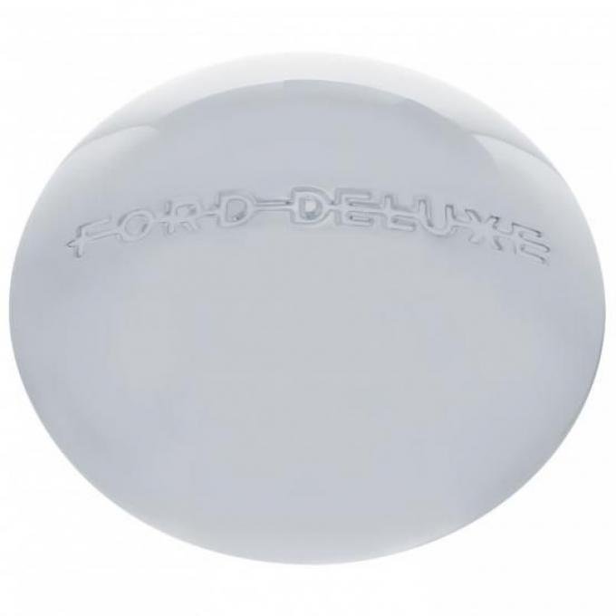 United Pacific Stainless Steel Deluxe "Ford" Script Hub Cap For 1940 Ford Cars A6028