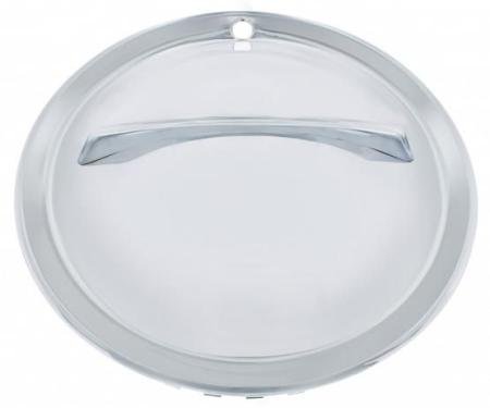 United Pacific 14" Chrome Single Bar Hub Cap (4/Set) BHC02-14