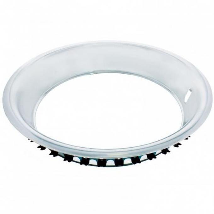United Pacific Stainless Steel Trim Ring For 1967-87 Chevy Rallye Wheel A6140