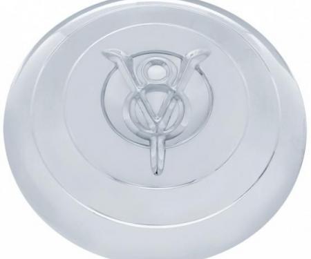 United Pacific Polished Stainless Steel Hub Cap For 1933 Ford V8 A6032