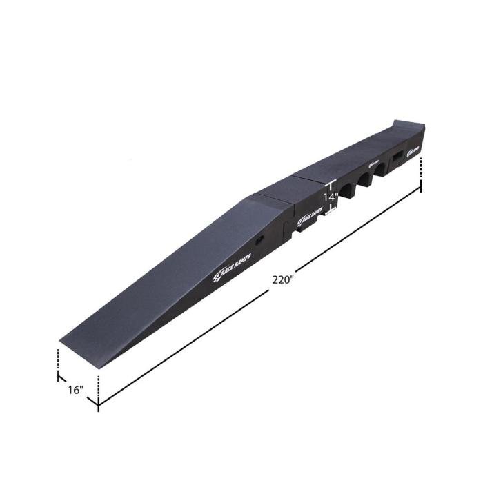 Simple Race Ramps Race Ramps Portable Pit Stop Ramps – Racer Model with Scale Cutouts RR ...