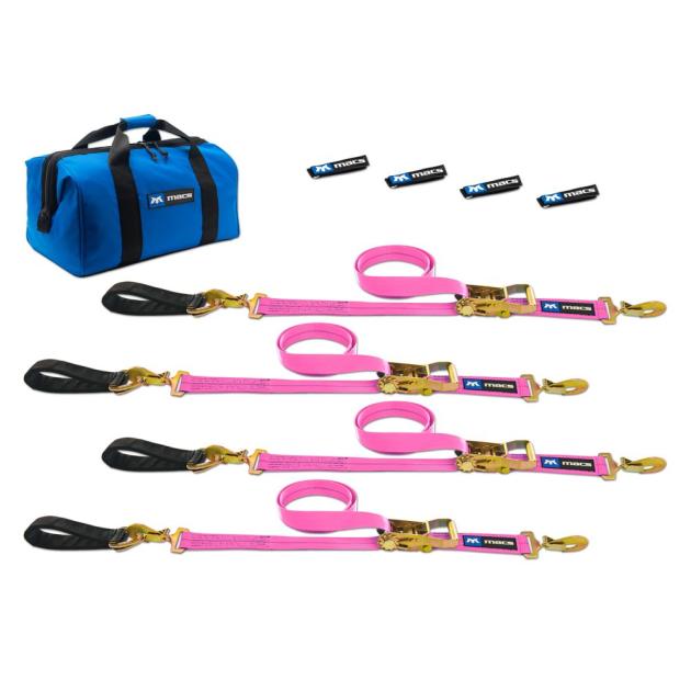 Race Ramps 2 x 10 Ultra Pack Tie-Down Straps with Detachable Axle ...